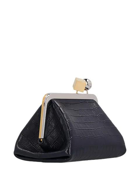 The Berlingot croc-effect shoulder-bag by JACQUEMUS