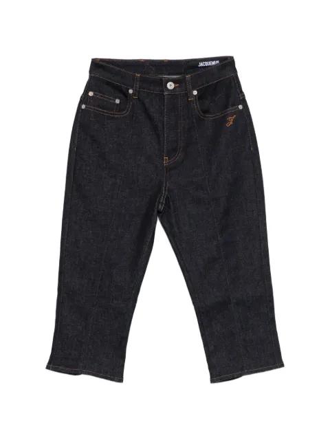 The De-Nimes five-pocket denim capris by JACQUEMUS