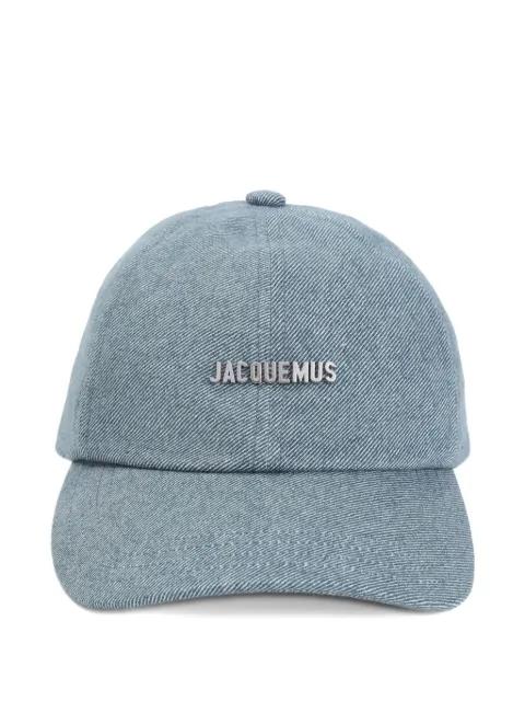 The Gadjo logo-plaque denim cap by JACQUEMUS
