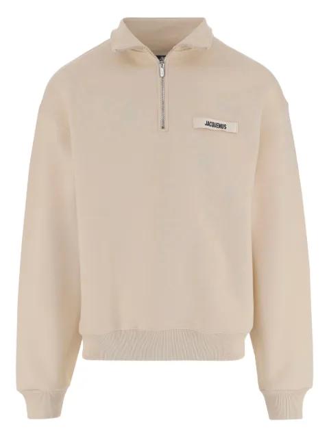 The Gros Grain high-collar logo sweatshirt by JACQUEMUS