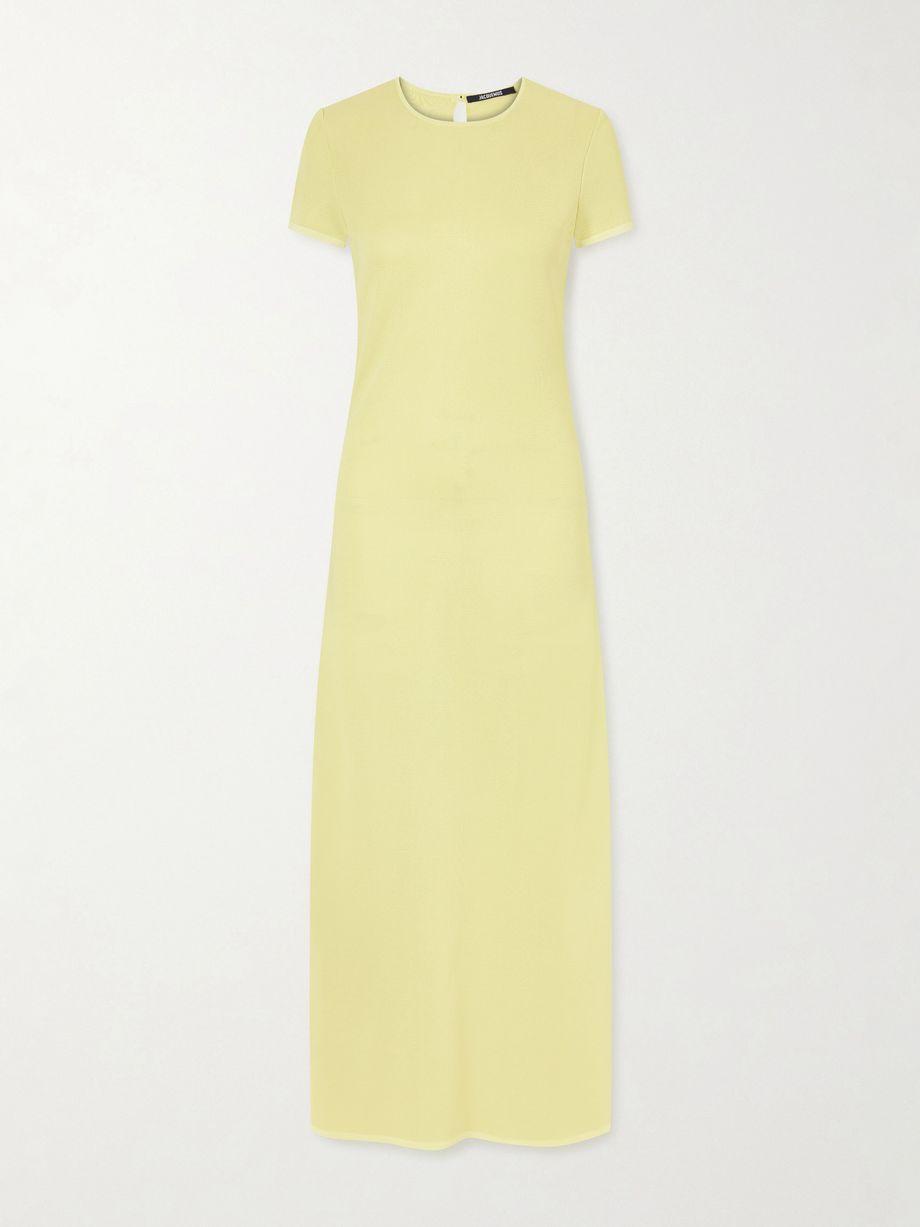 The Maille knitted maxi dress by JACQUEMUS