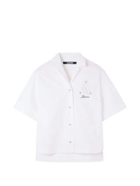 The Martin patch-detail short-sleeved shirt by JACQUEMUS
