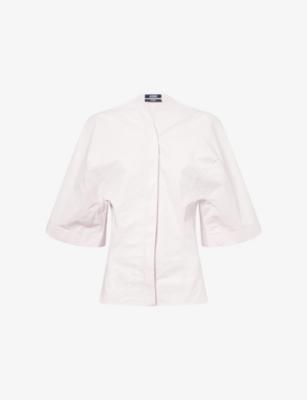 The Moisson Short-Sleeve Cotton Shirt by JACQUEMUS
