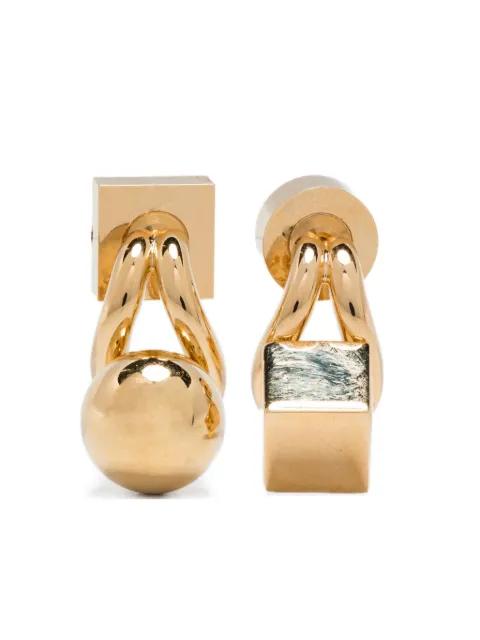 The Nodo shape-embellished earrings by JACQUEMUS