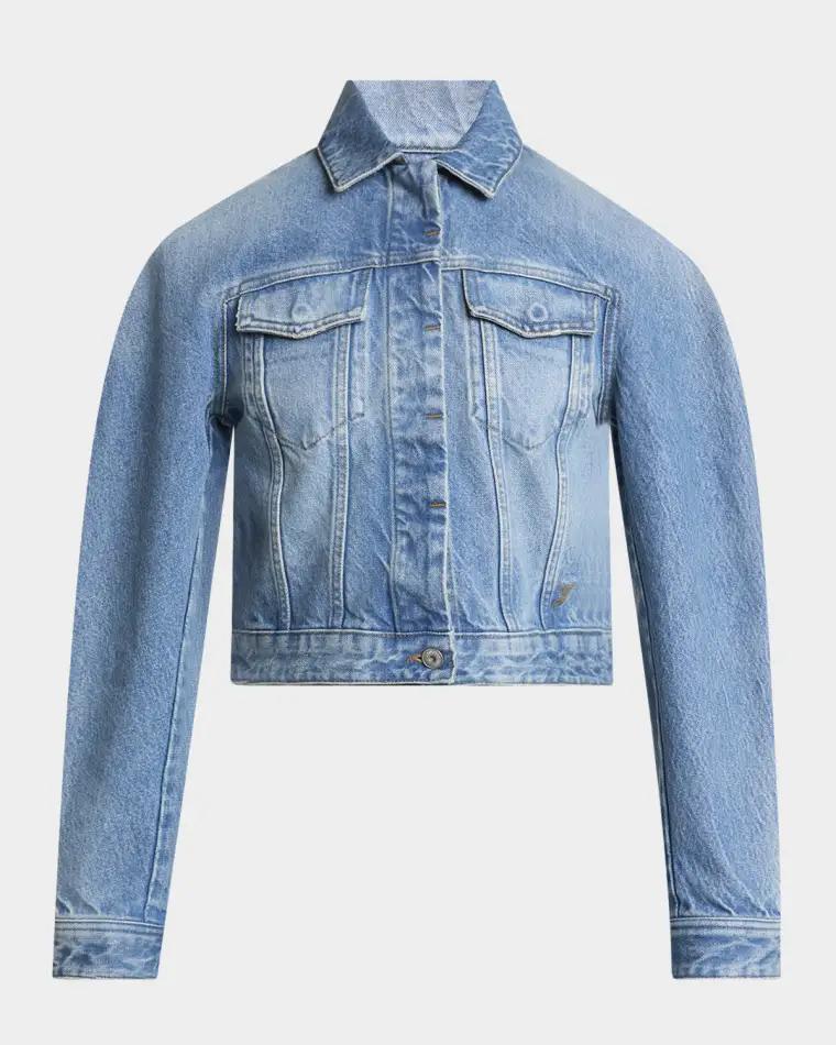The Oval Denim Jacket by JACQUEMUS