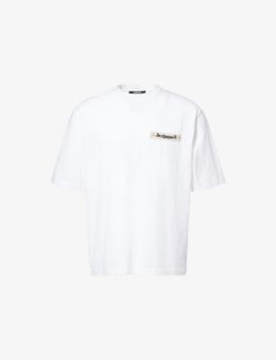 The Plage Logo-Patch Cotton-Jersey T-Shirt by JACQUEMUS