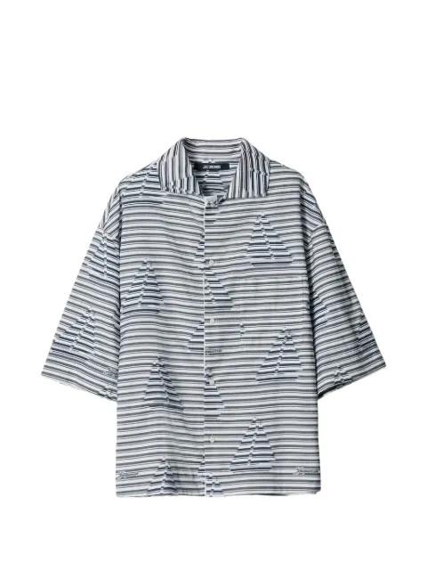 The Plage striped shirt by JACQUEMUS