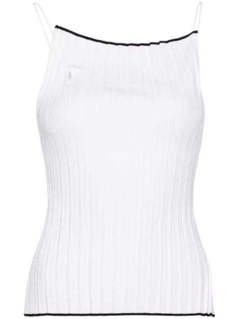 The Pleated tank top by JACQUEMUS