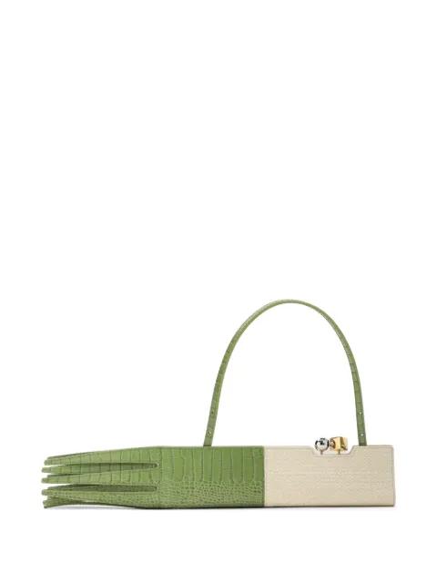 The Poireau clutch bag by JACQUEMUS