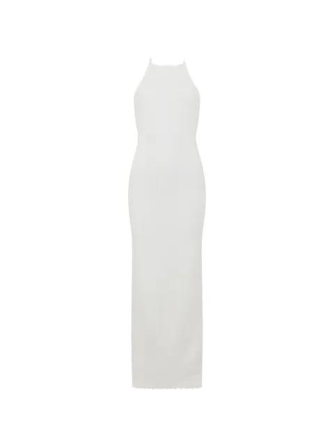 The Tablier halter-neck midi dress by JACQUEMUS