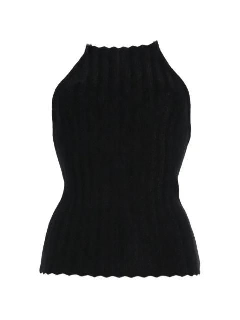 The Tablier scalloped halter top by JACQUEMUS