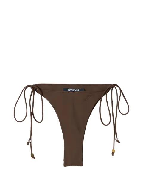 The Triangle tie-fastening bikini bottoms by JACQUEMUS