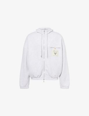 Torneo Brand-Patch Cotton-Jersey Hoodie by JACQUEMUS