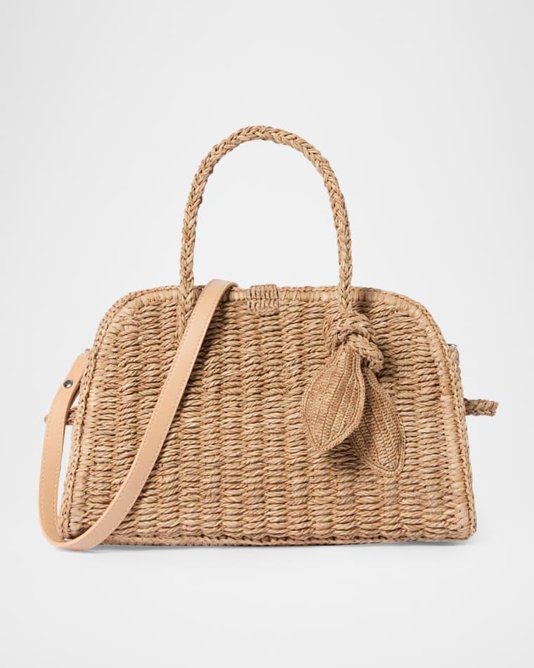 Turismo Small Raffia Top-Handle Bag by JACQUEMUS