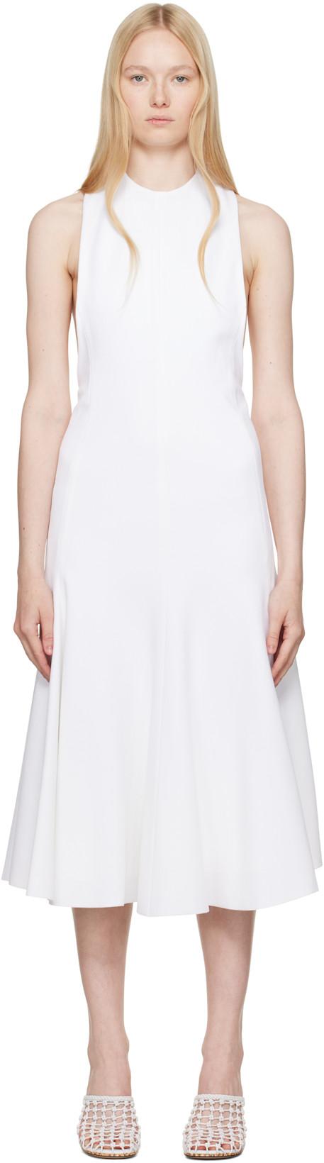 White La Casa 'The Favola' Midi Dress by JACQUEMUS