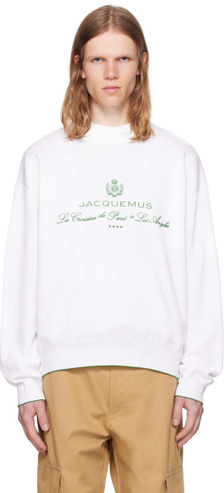 White La Croisière 'The Venice' Sweatshirt by JACQUEMUS