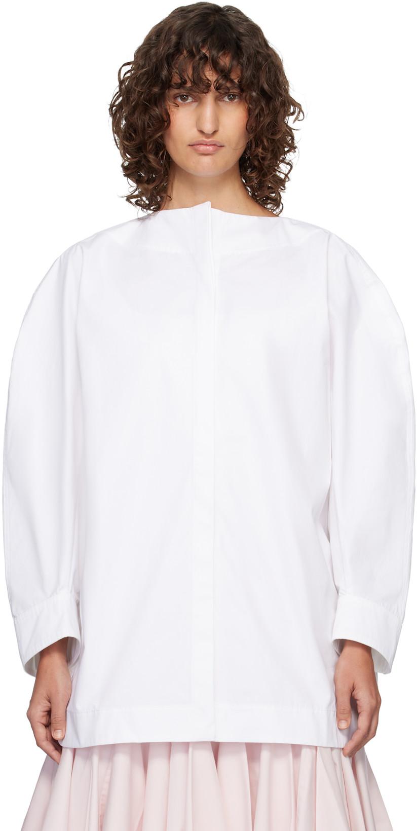 White 'The Pittore' Blouse by JACQUEMUS