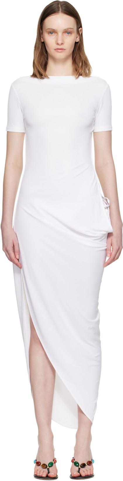 White 'The Sole' Maxi Dress by JACQUEMUS