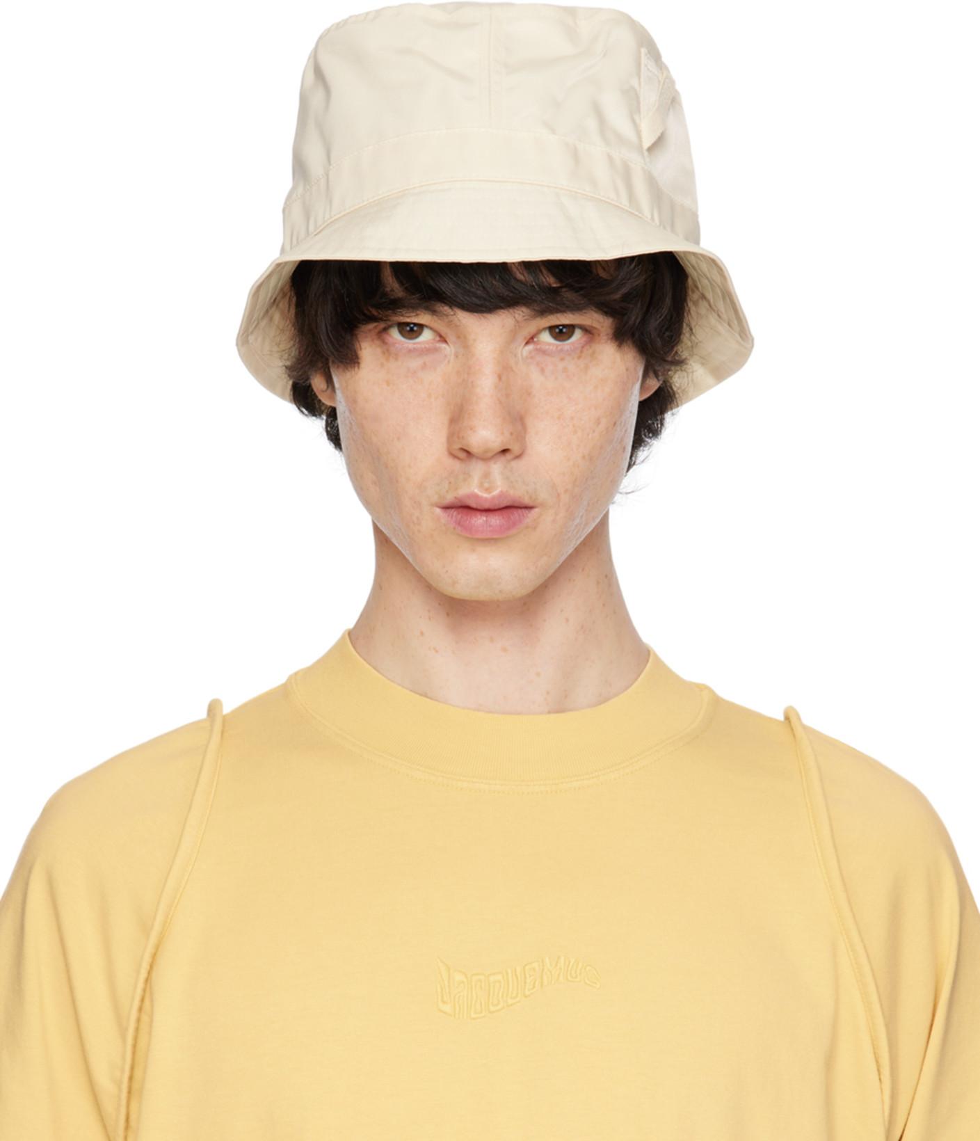 Yellow 'Le bob Ovalie' Bucket Hat by JACQUEMUS