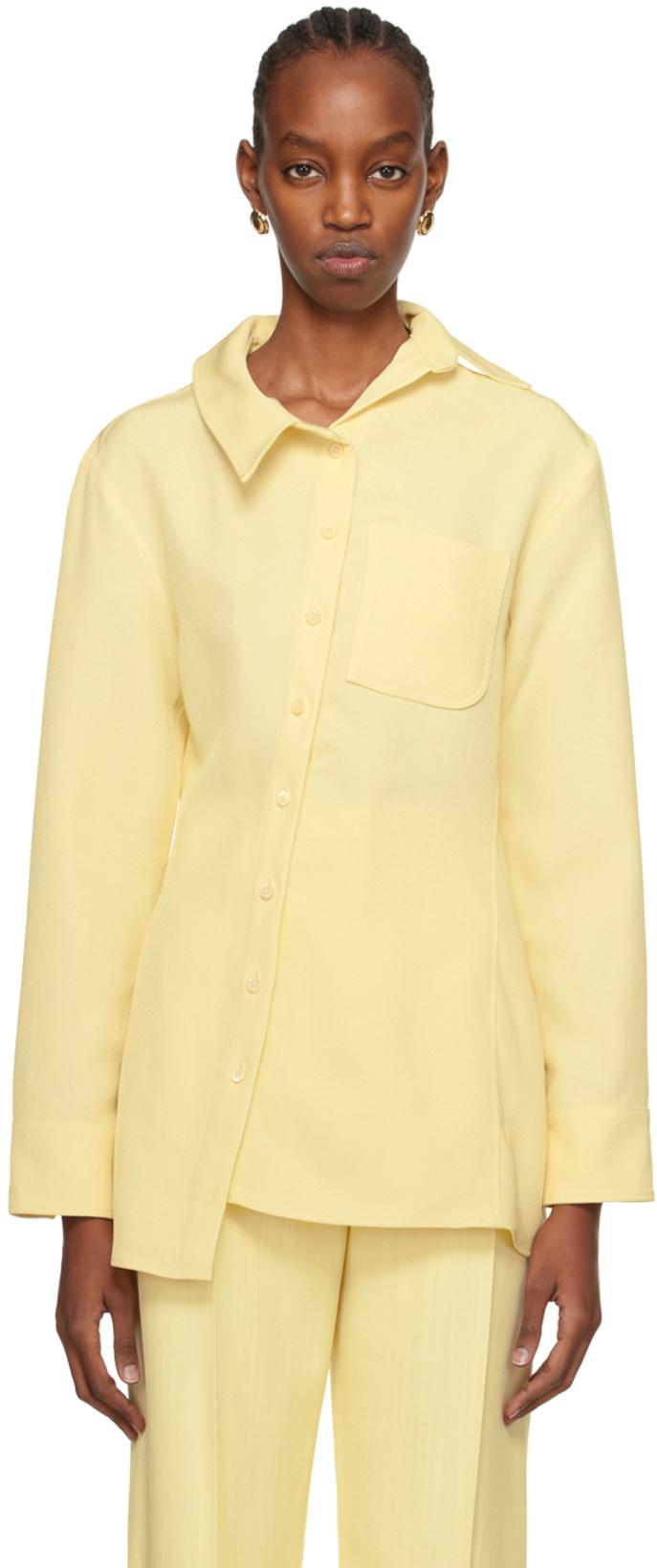 Yellow Les Sculptures 'La chemise Pablo' Shirt by JACQUEMUS