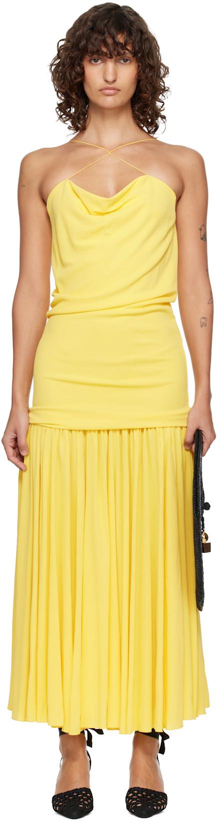 Yellow 'The Abiha' Maxi Dress by JACQUEMUS