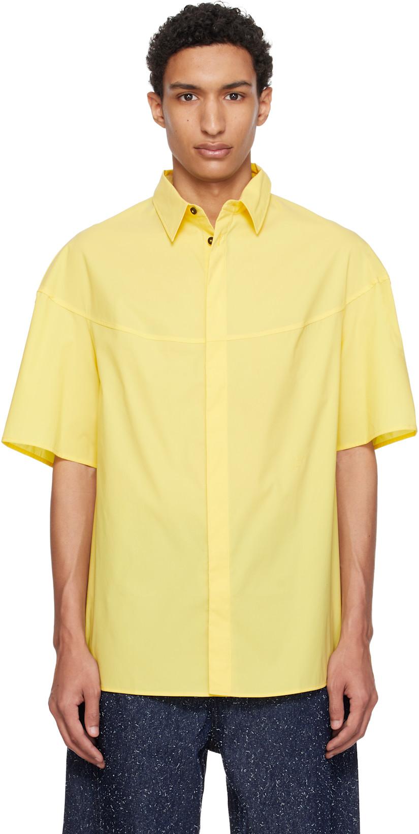 Yellow 'The Atelier short-sleeve' Shirt by JACQUEMUS