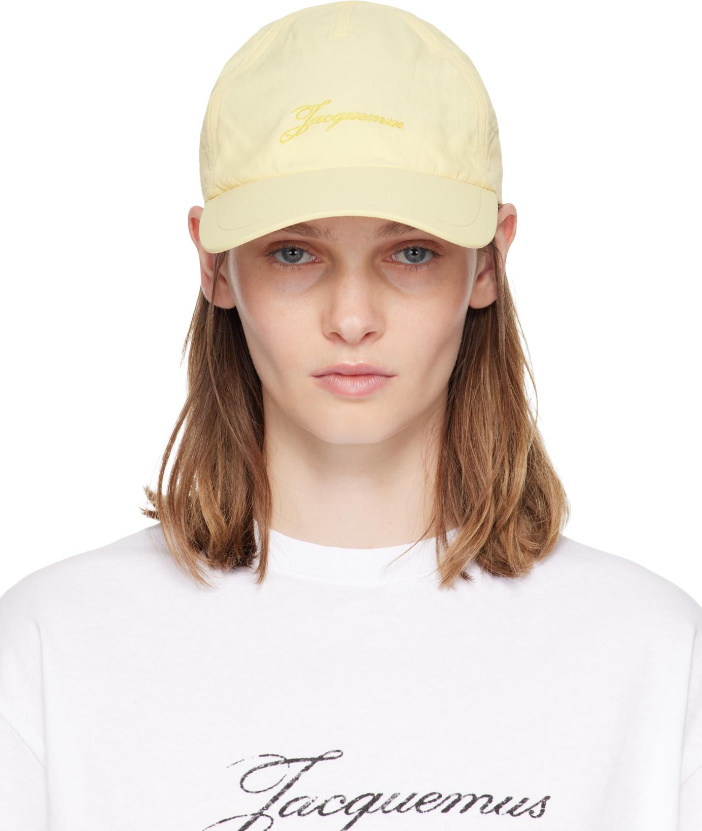 Yellow 'The Baluchon' Baseball Cap by JACQUEMUS