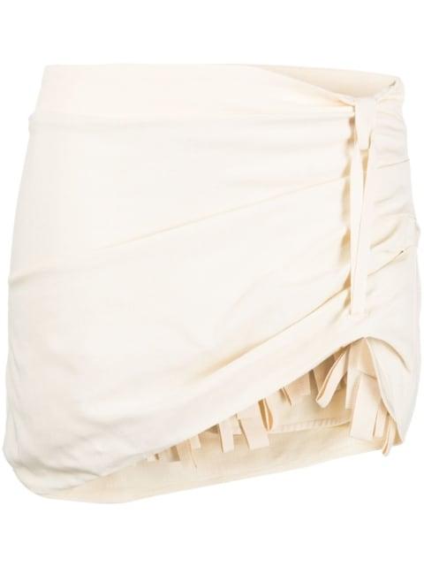 asymmetric mini skirt by JACQUEMUS