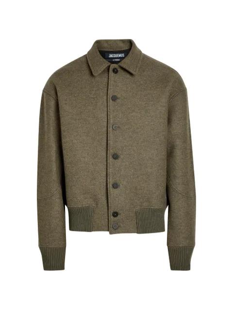 button-up bomber jacket by JACQUEMUS