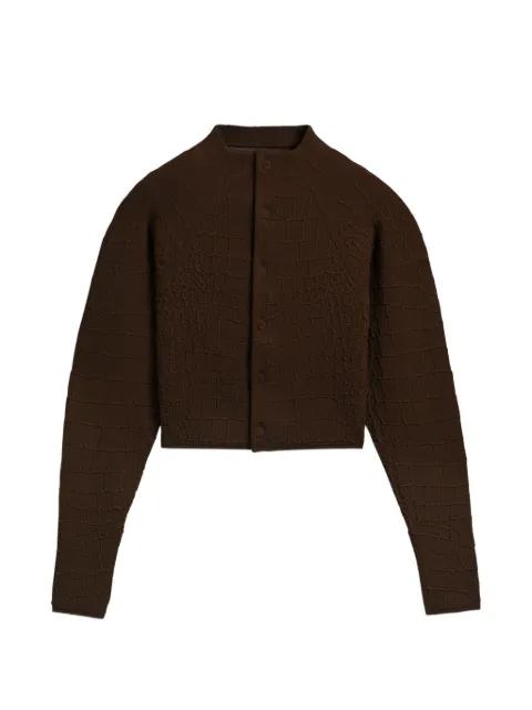 buttoned textured cardigan by JACQUEMUS