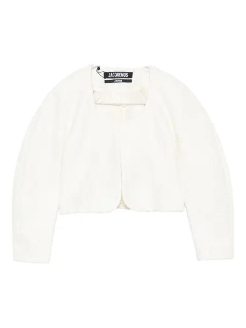 cropped tweed jacket by JACQUEMUS