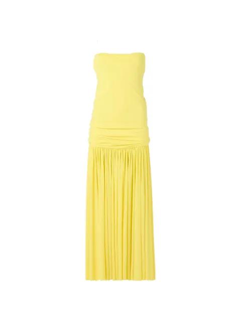 cross-back gathered dress by JACQUEMUS