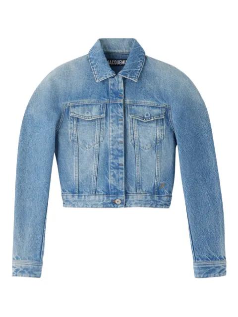 denim cropped jacket by JACQUEMUS