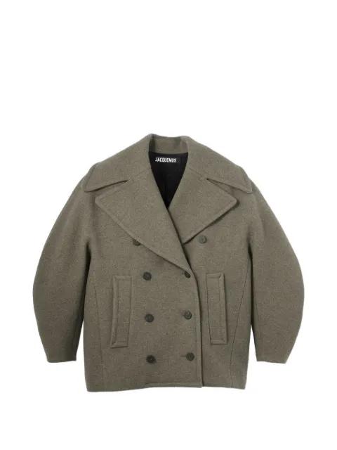 double-breasted ovalo jacket by JACQUEMUS