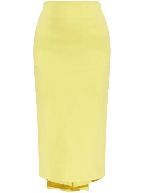draped straight skirt by JACQUEMUS
