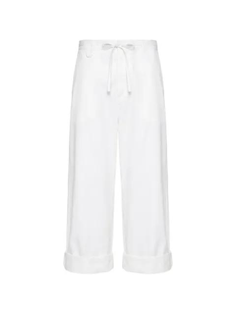 drawstring-waist turn-up trousers by JACQUEMUS