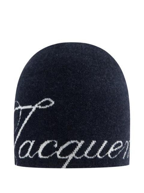 embroidered beanie hat by JACQUEMUS