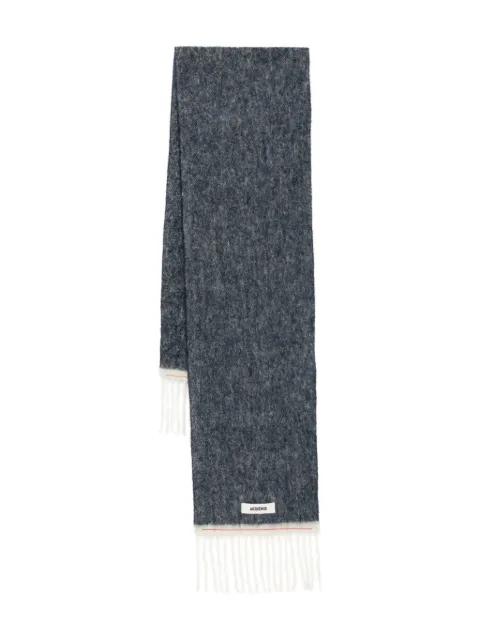 fringed scarf by JACQUEMUS