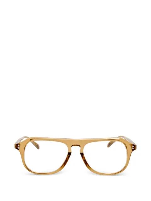 geometric-frame glasses by JACQUEMUS