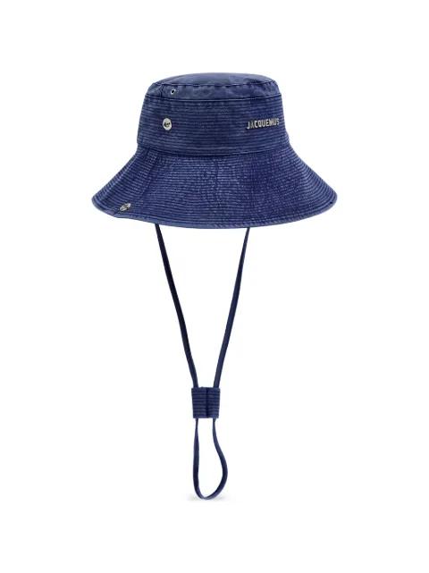 grosgrain denim hat by JACQUEMUS