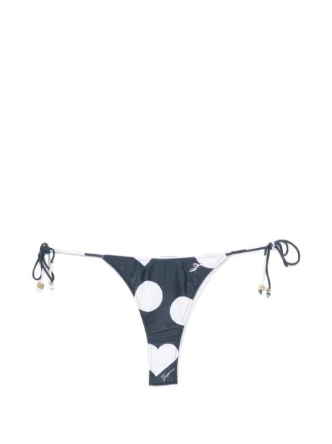 heart-print side-tie bikini bottom by JACQUEMUS