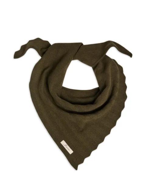 herringbone scarf by JACQUEMUS