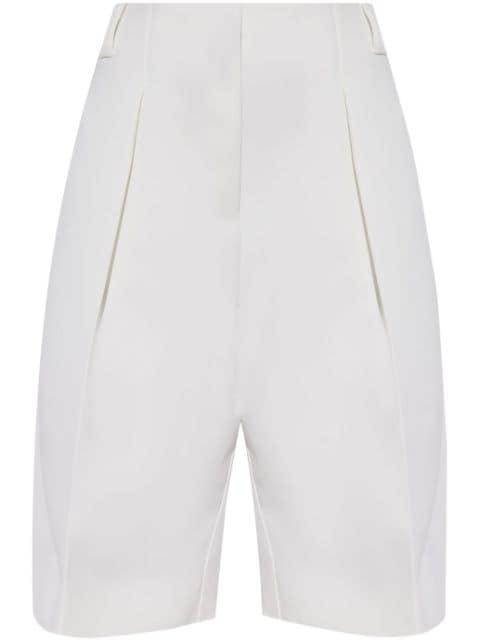 high-rise pleated tailored shorts by JACQUEMUS