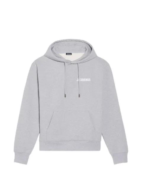 logo-detail hoodie by JACQUEMUS