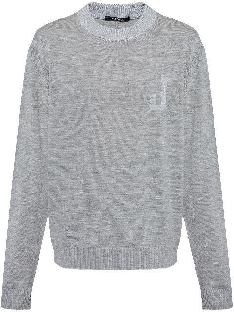 logo-embroidered jumper by JACQUEMUS