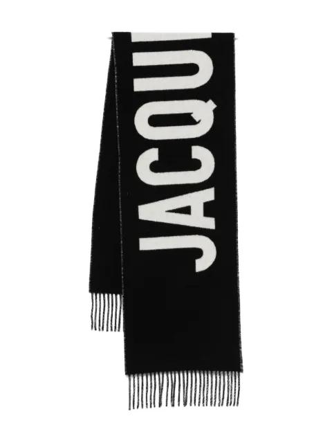 logo-embroidered scarf by JACQUEMUS