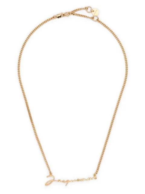 logo-lettering necklace by JACQUEMUS