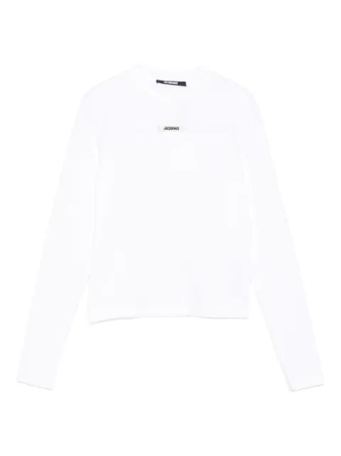 logo-patch long-sleeve T-shirt by JACQUEMUS