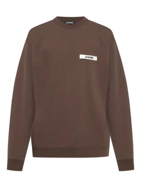 logo-patch sweatshirt by JACQUEMUS