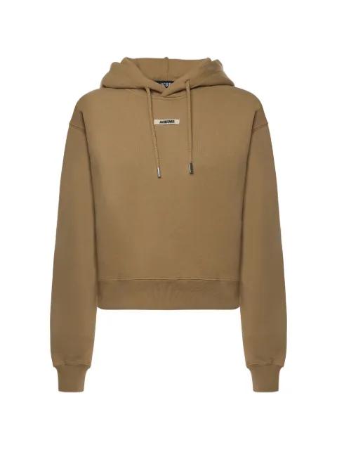 logo-plaque hoodie by JACQUEMUS